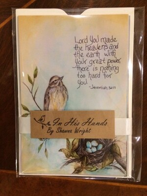 Set of five God Tweets &quot;In His Hands&quot; Variety Pack