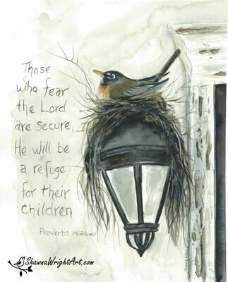 &quot;Safe And Secure (Signed &amp; Numbered Print)