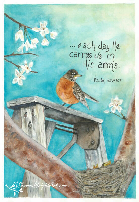 &quot;In His Arms&quot; (Signed &amp; Numbered Print)
