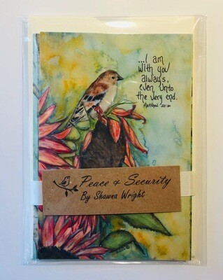 Set of five God Tweets &quot;Peace &amp; Security&quot;