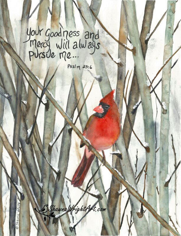 &quot;Your Mercy Pursues Me&quot; (Signed &amp; Numbered Print)