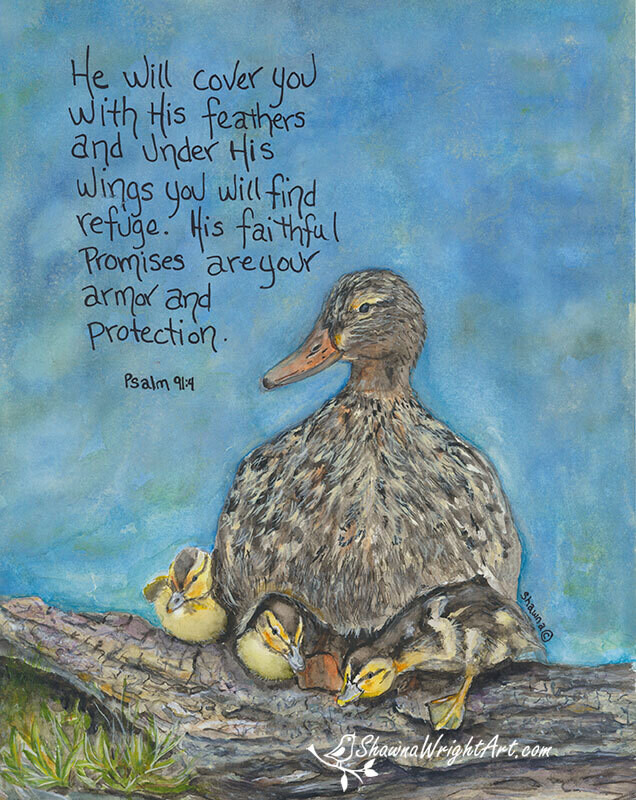 &quot;Under His Wings&quot; (Original)