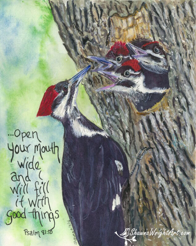&quot;Open Your Mouth Wide&quot; (Original painting)