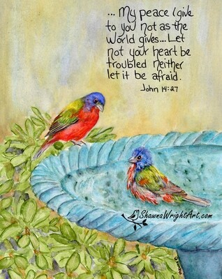 &quot;Let Not Your Heart Be Troubled&quot; (Signed &amp; Numbered Print)