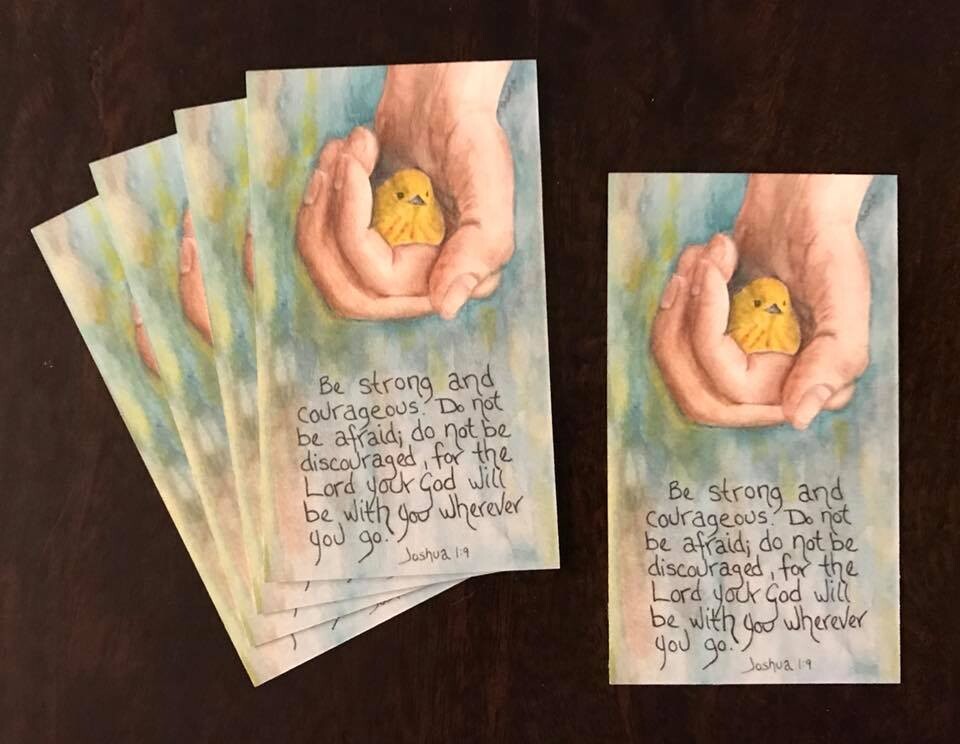 25 &quot; Jesus Has Me&quot; sharing cards