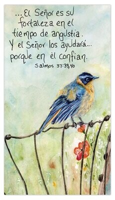 Salmos 37:39, 40 (Spanish Fridge Magnet)