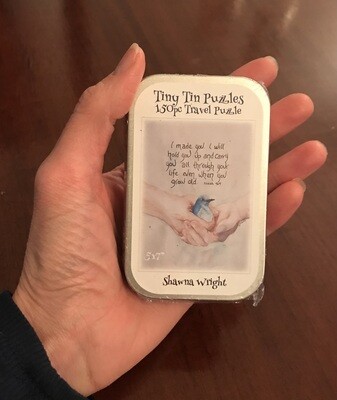 Tiny Tin Puzzle "In His Hands"