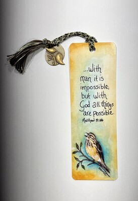 &quot;Nothing Too Hard&quot; Bookmark