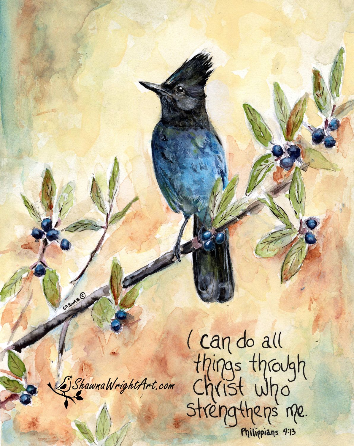 "Nathan's Gift"  Philippians 4:13 (Signed & Numbered Print)