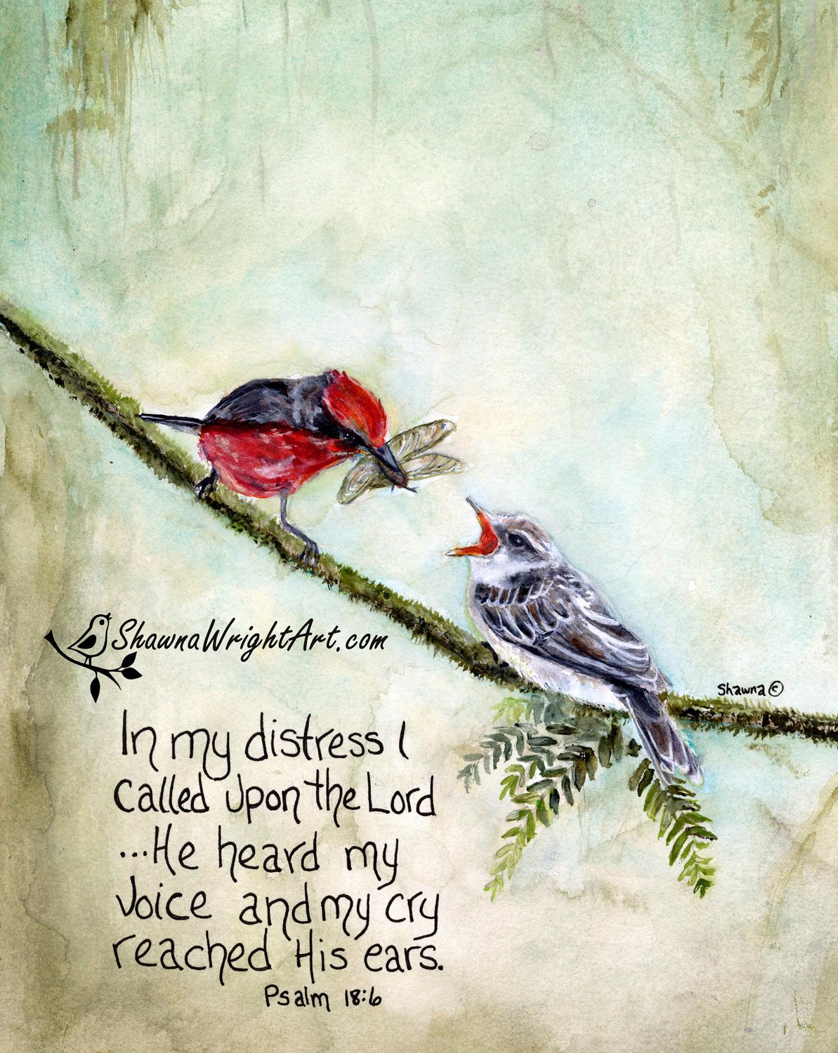 "Psalm 18:6" (ORIGINAL)