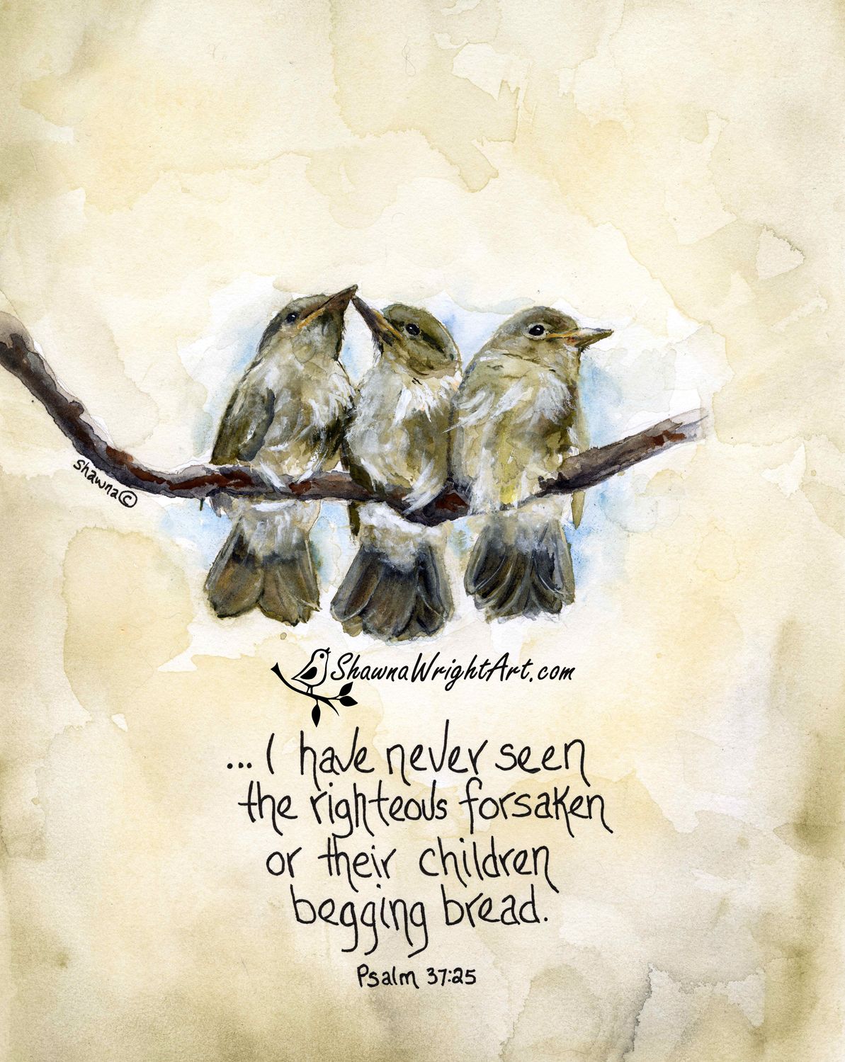 "Psalm 37:25" (ORIGINAL)