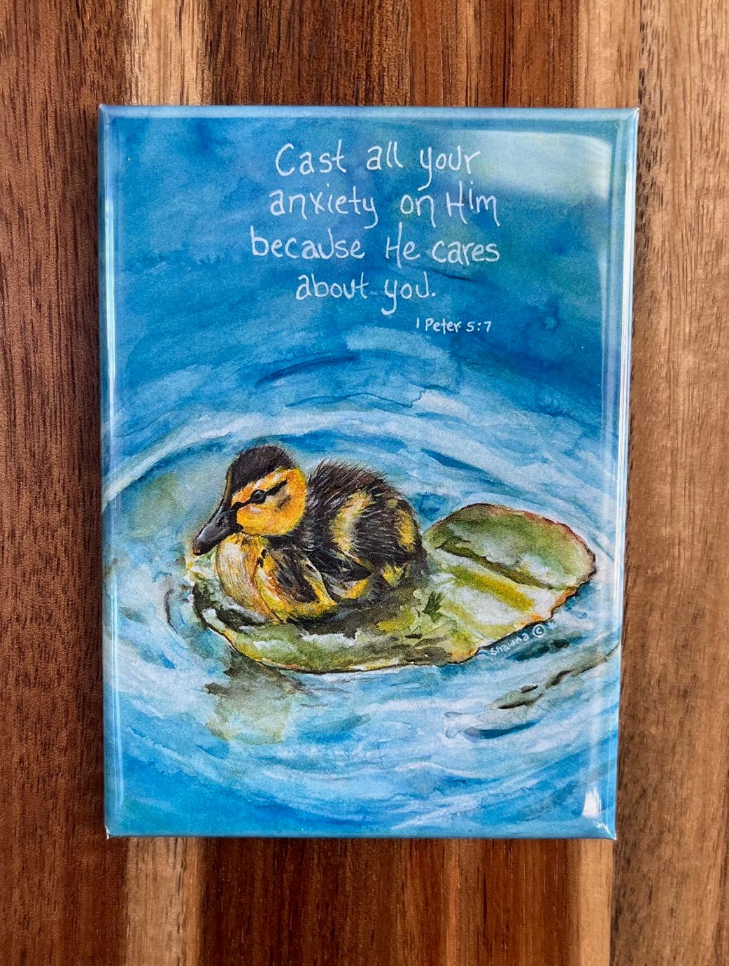 He Cares About You (Large Specialty Magnet)