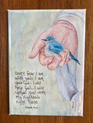 In The Hand Of Love (Large Specialty Magnet)