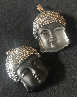 Genuine Crystal Buddha Pendants. Genuine Crystal Buddha Pendants.