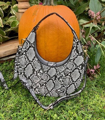 Black & Gray Snakeskin Style Purses Black & Gray Snakeskin Style Purses