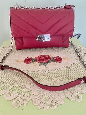 Michael Kors Very Berry Shoulder Bag - Genuine Leather Michael Kors Very Berry Shoulder Bag - Genuine Leather