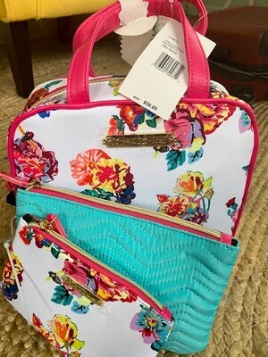 Betty Johnson 3 Piece Cosmetic Travel Tote Betty Johnson 3 Piece Cosmetic Travel Tote