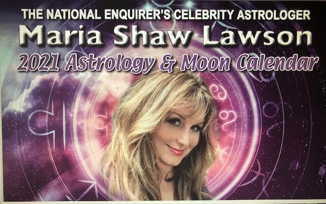 Maria Shaw's 2021 Calendar Maria Shaw's 2021 Calendar