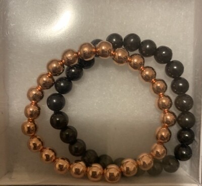 Shungite & Copper Bracelet Set