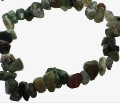 Bloodstone Chip Bracelet for good health and circulation