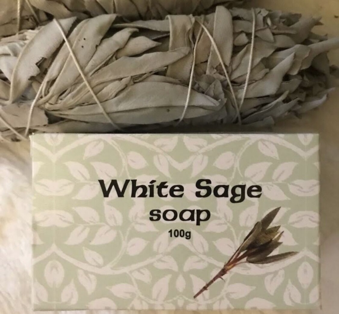 Sage Soap; cleansing your energy field
 Bundle of 3 bars for $20
