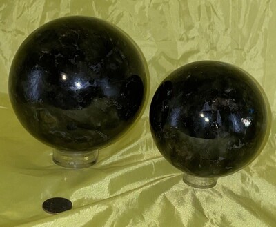 Labradorite Spheres see notes on size and pricing $139/$89