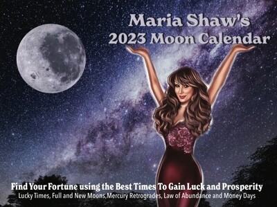 Maria Shaw's 2023 Digital Moon Calendar