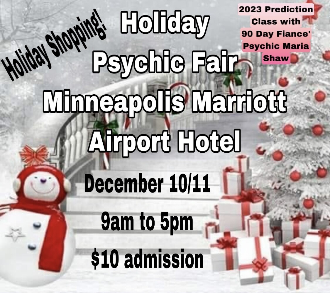 Holiday Psychic Fair, Dec 10-11