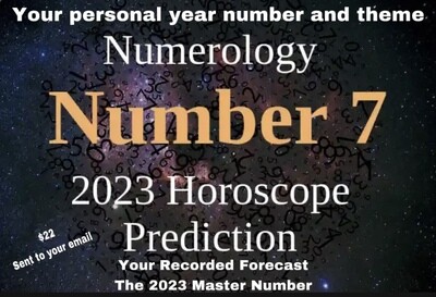 Maria's Got Your Number Recorded Reading - Your 2023 Numerology Forecast