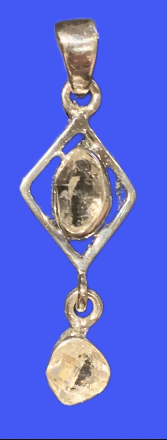 Herkimer MultiDiamond Pendant