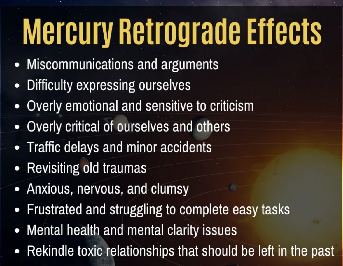 Mercury Retrograde Oil