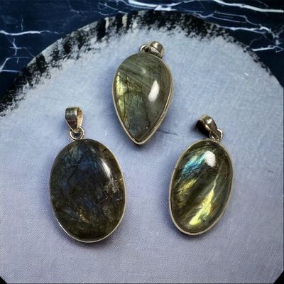 Large Labradorite Pendant