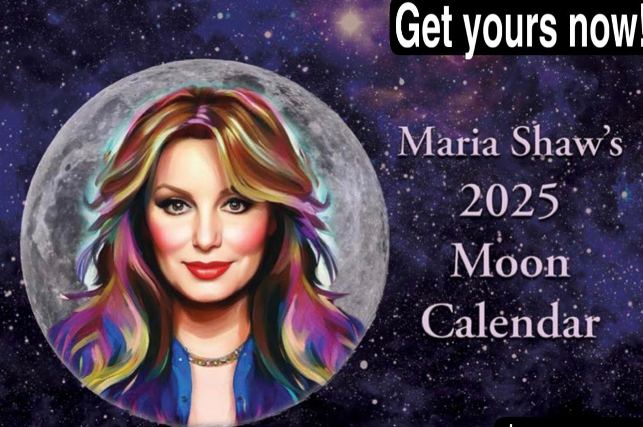 2025 Digital New Moon Calendar with free pocket size print calendar