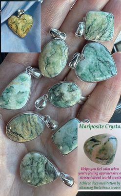 Mariposite Pendant with free first class shipping