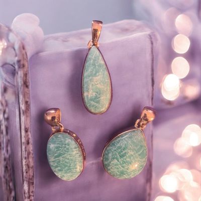 Amazonite Pendants