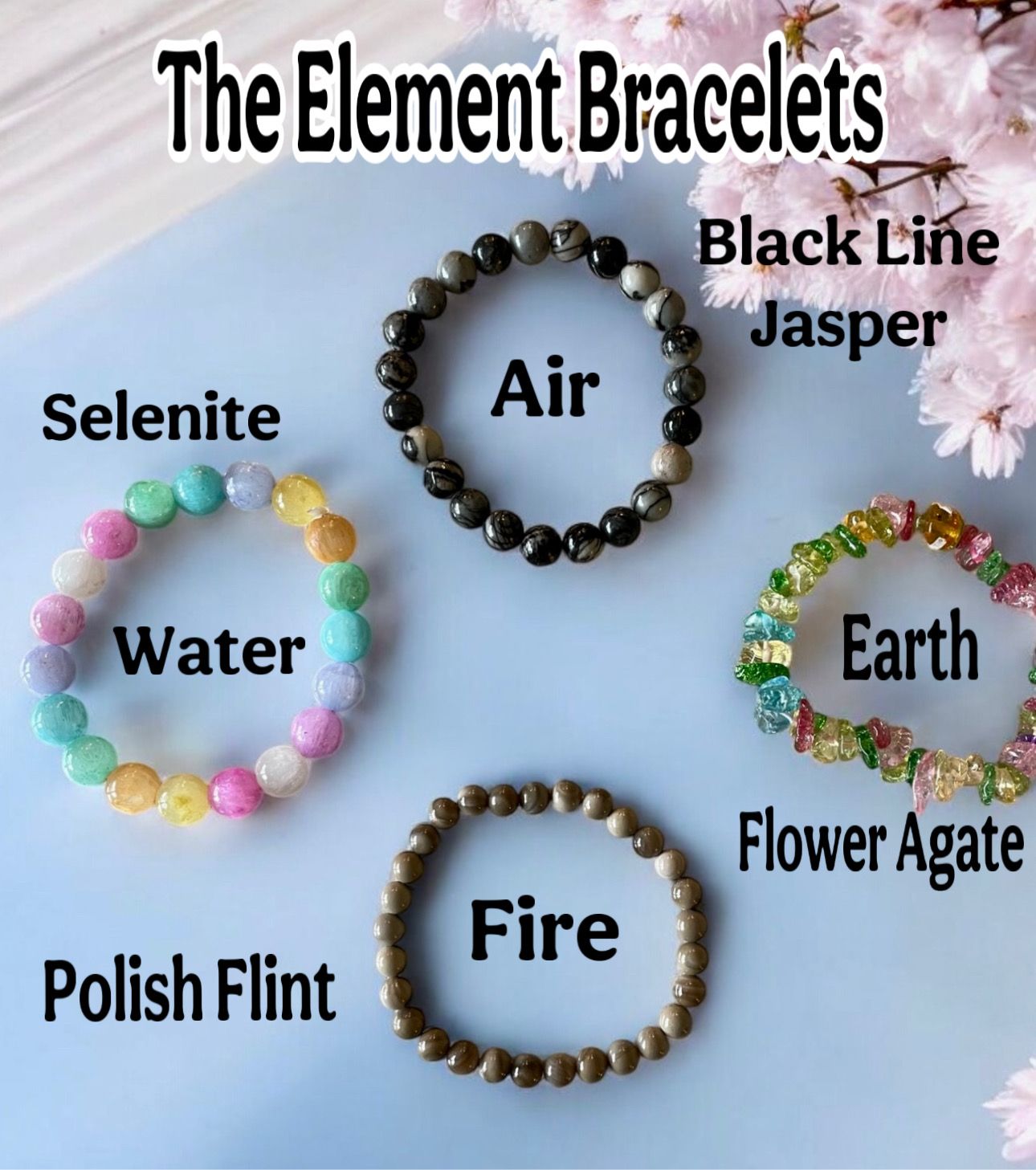 Flower Quartz Bracelet with free shipping