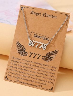 Angel Number Necklace and Angelic Connection Oil Duo