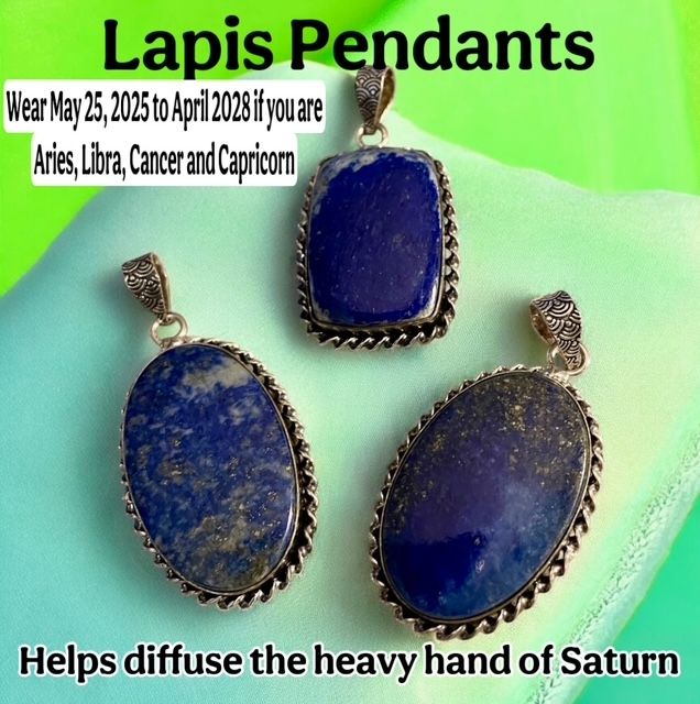Lapis Pendants