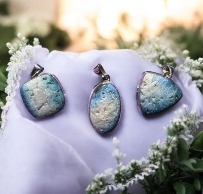 Blue Ice Glacier Pendant Blue Ice Glacier Pendant