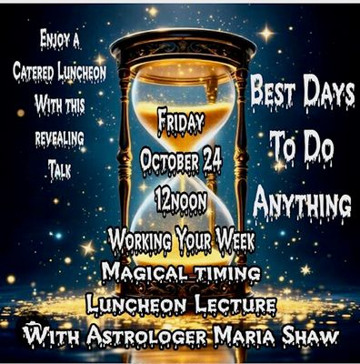 Luncheon Lecture with Maria October 24