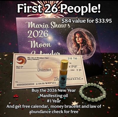 New Year's 2026 Free Gifts with #1 Year Oil Purchase