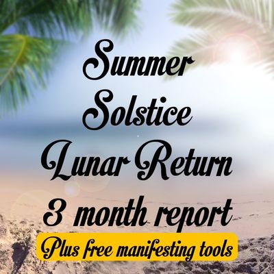 Three month Summer report with free manifesting tools