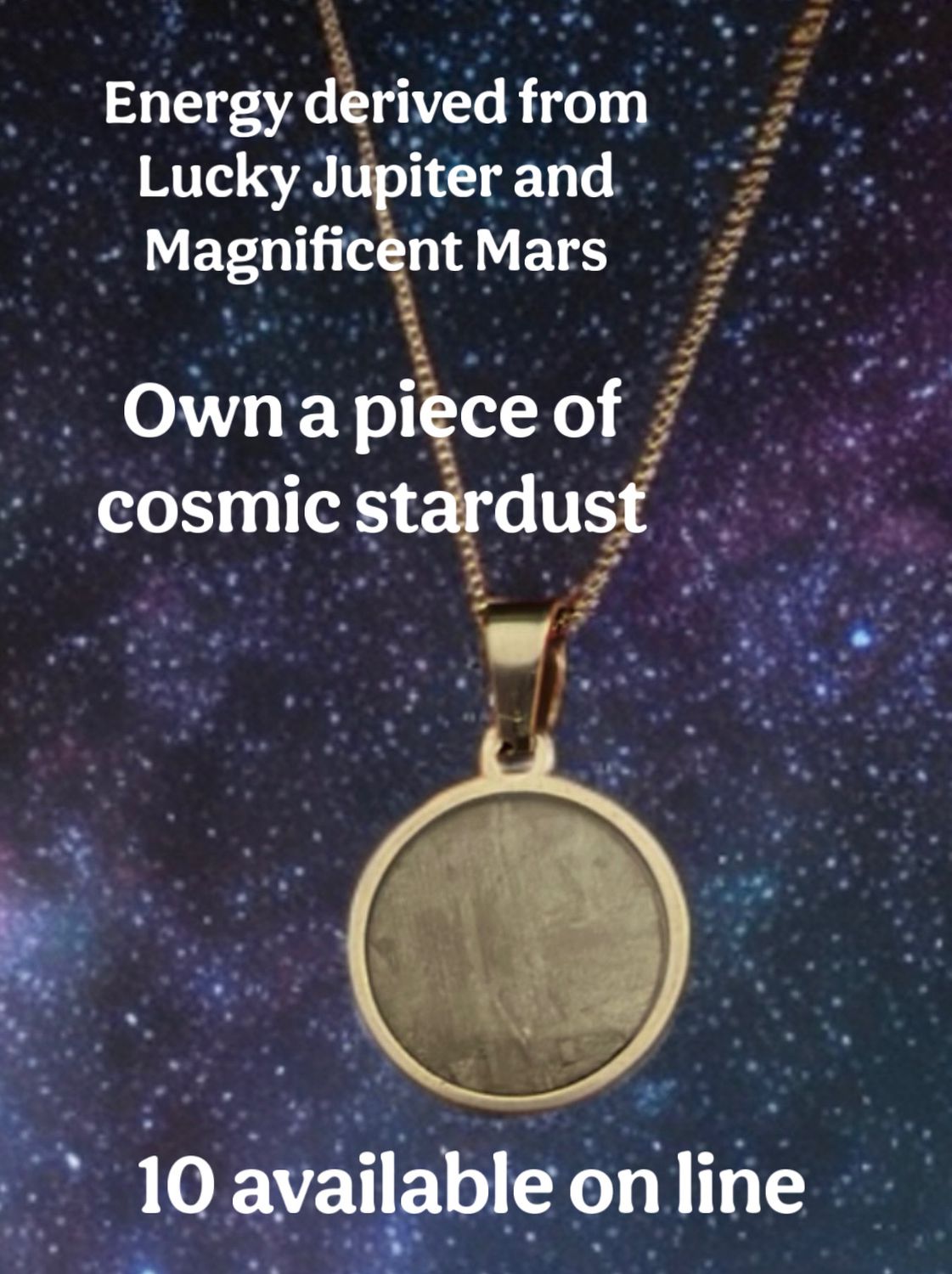 Muonionalusta Meteorite Pendant