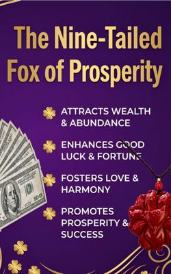 Nine Fox Tail Cinnabar Pendant