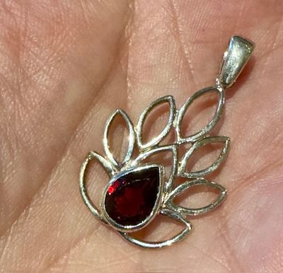Red Garnet Pendant