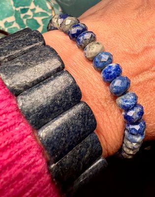 Lapis Bracelet Set