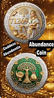 TikTok Live Mini-Reading + Sacred Abundantia Wealth Coin