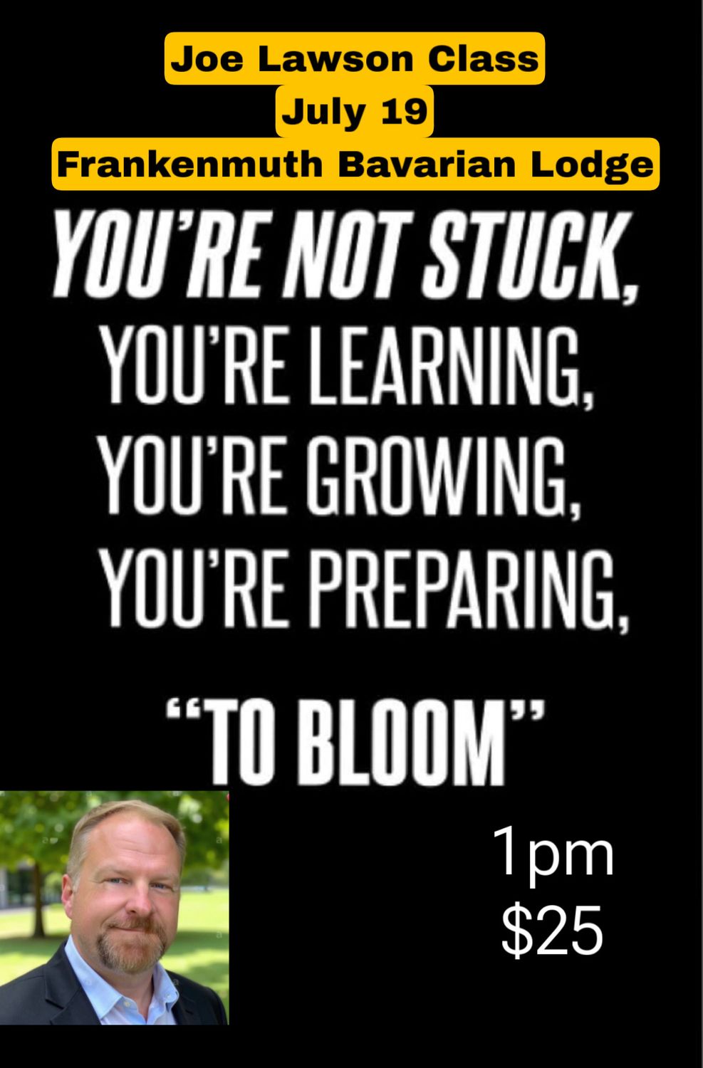 You're Not Stuck, You're Being Transformed July 19 @ 1pm