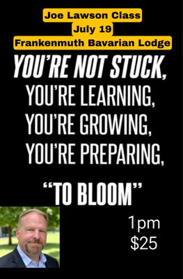 You're Not Stuck, You're Being Transformed July 19 @ 1pm
