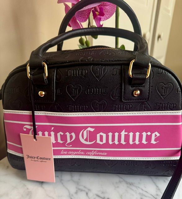 Licorice Fashionista Bowler Bag Juicy Couture
